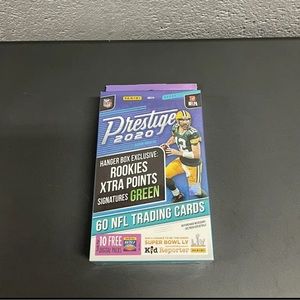 2020 NFL Panini Prestige Football Hanger Box - New Sealed rookies 60 Cards
